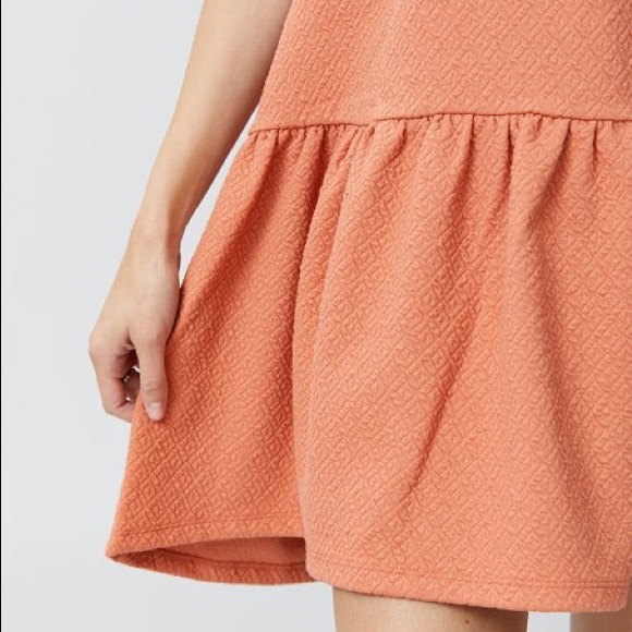 NWTs FREE PEOPLE • Easy Street Coral Mini Dress - Picture 4 of 6
